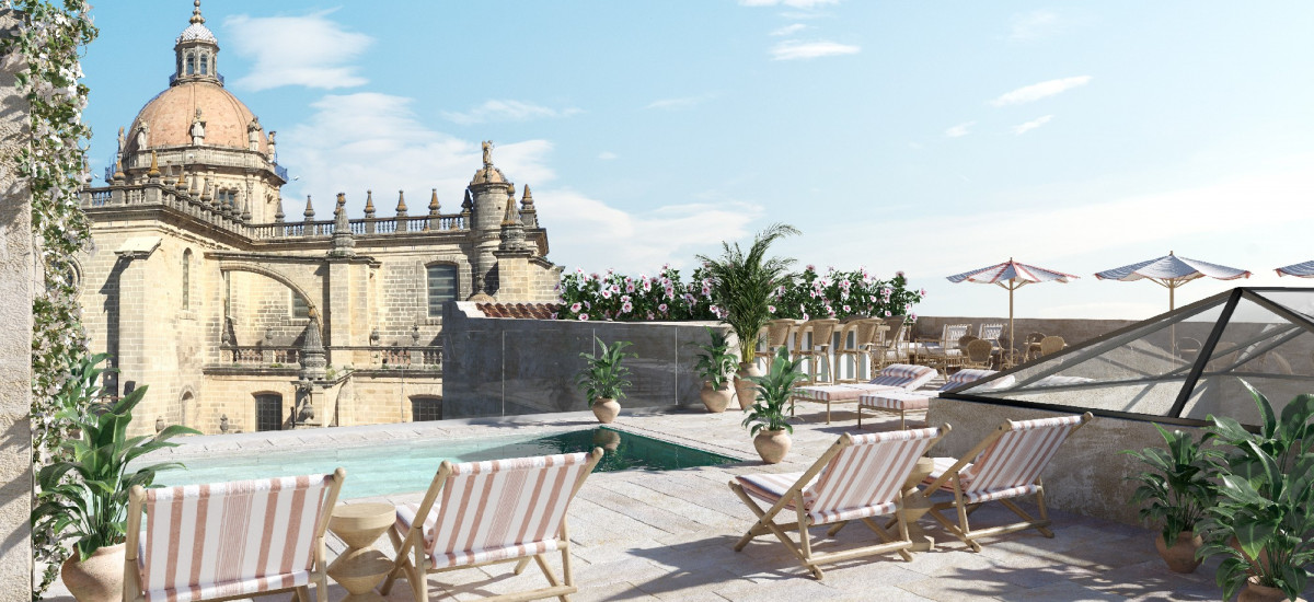 Hoteles en Jerez de la Frontera Hotel Tío Pepe Terraza