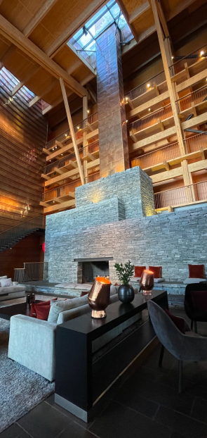 Hotels with a fireplace