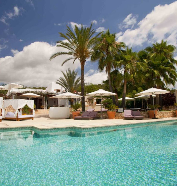 Boutique rural romantic Hotels in San Rafael Ibiza Pool Can LLuc