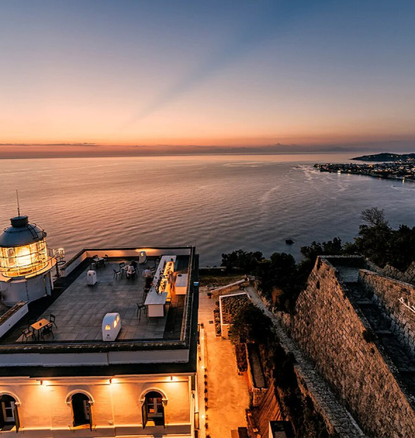 Hoteles con encanto en Nápoles Ischia paisaje