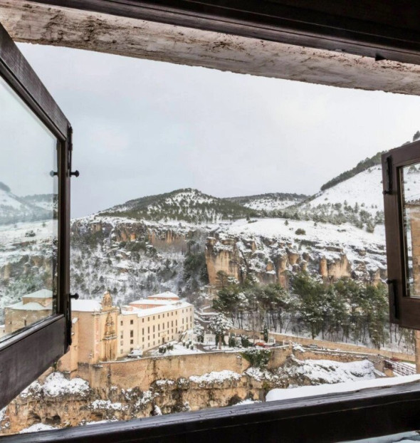 Hotel cerca de Madrid romántico rural Posada San José ventana