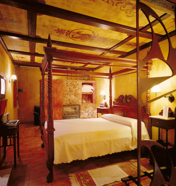 hoteles con encanto rurales románticos en Almagro habitación