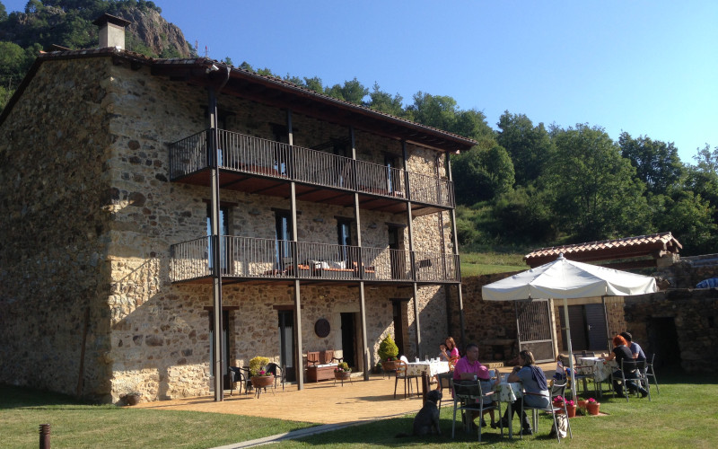 La Casassa de Ribes in Ribas de Freser Girona Garden Hotel