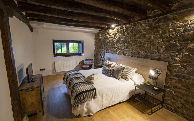 Arbela Apartamentuak Aia Euskadi Habitación cama