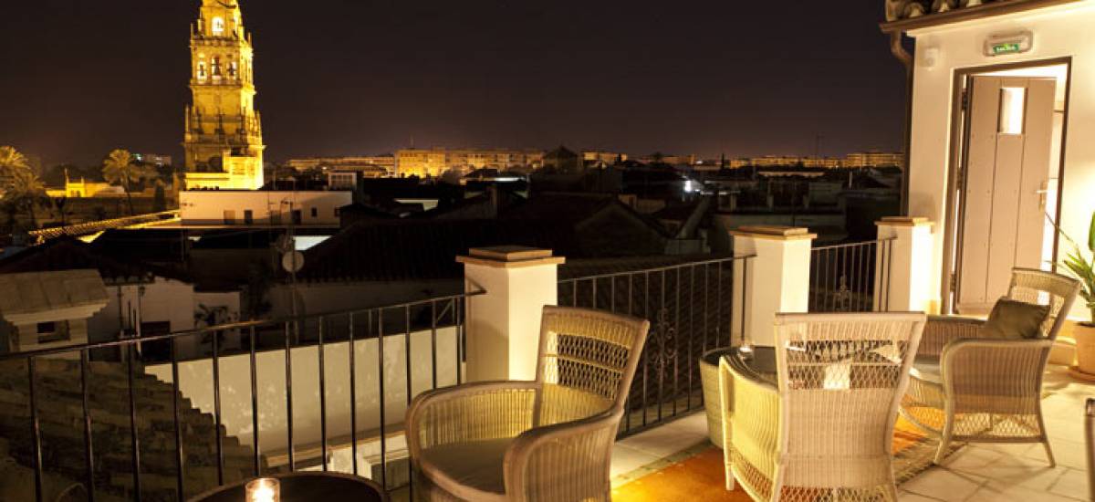 Rusticae Hotel Córdoba con encanto Terraza