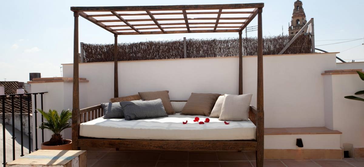 Rusticae Hotel Córdoba con encanto Terraza