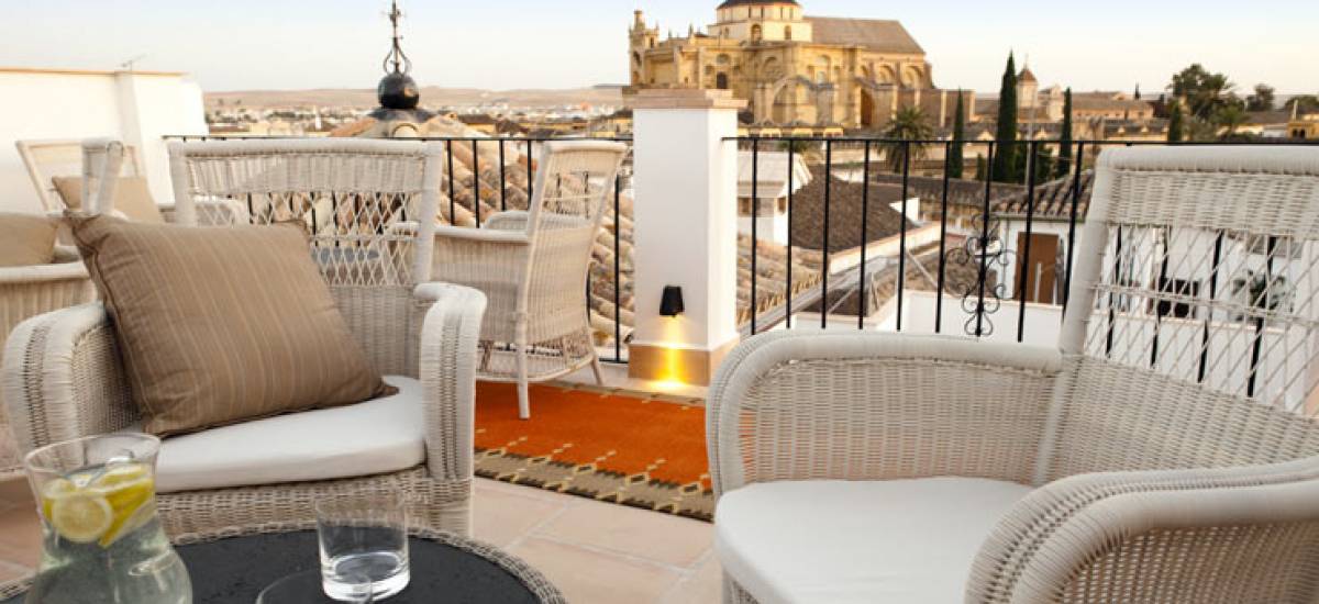 Rusticae Hotel Córdoba con encanto terraza