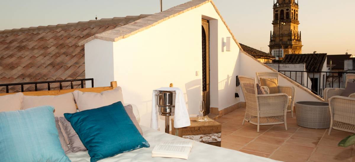 Rusticae Hotel Córdoba con encanto Terraza