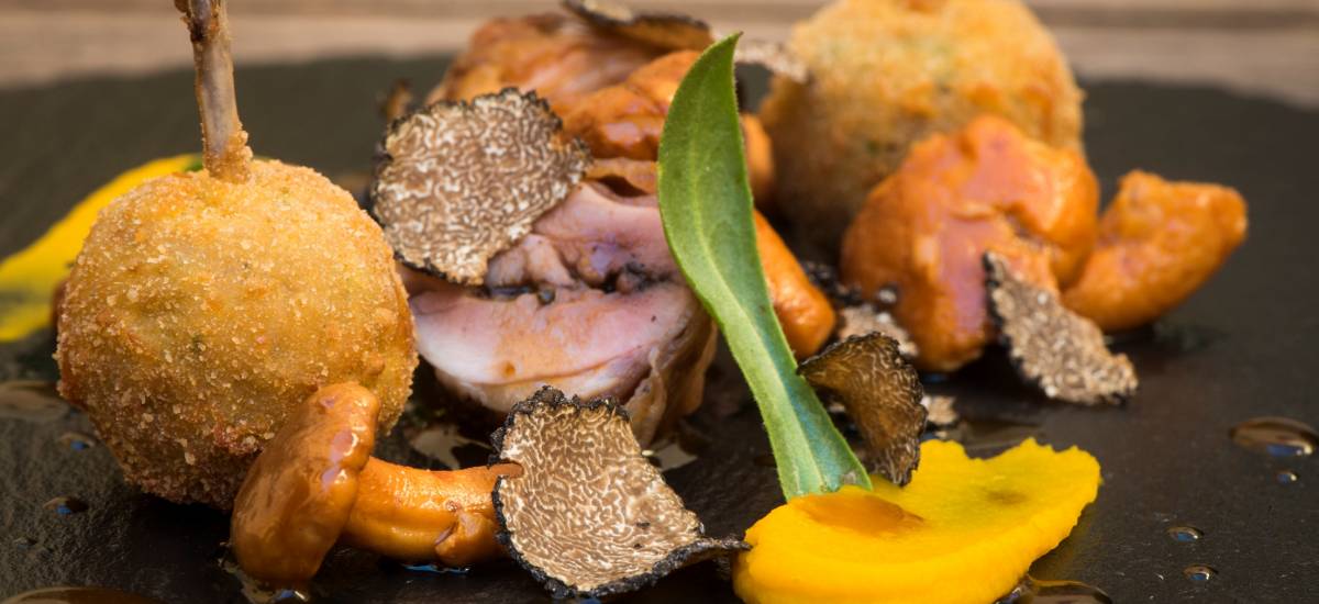 Rusticae Italia Toscana Hotel Borgo Pignano con encanto plato