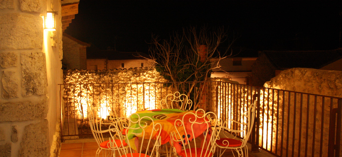 Rusticae Segovia Hotel Casa de Laura romantic terrace