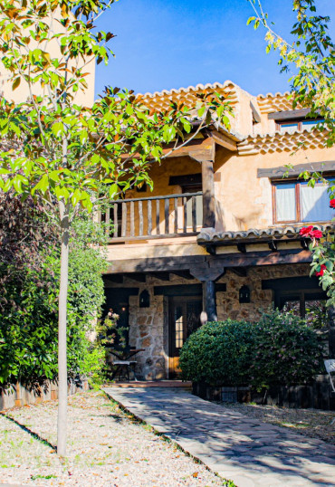 Casa Rural Casa Lavanda en El Olivar Guadalajara jardin