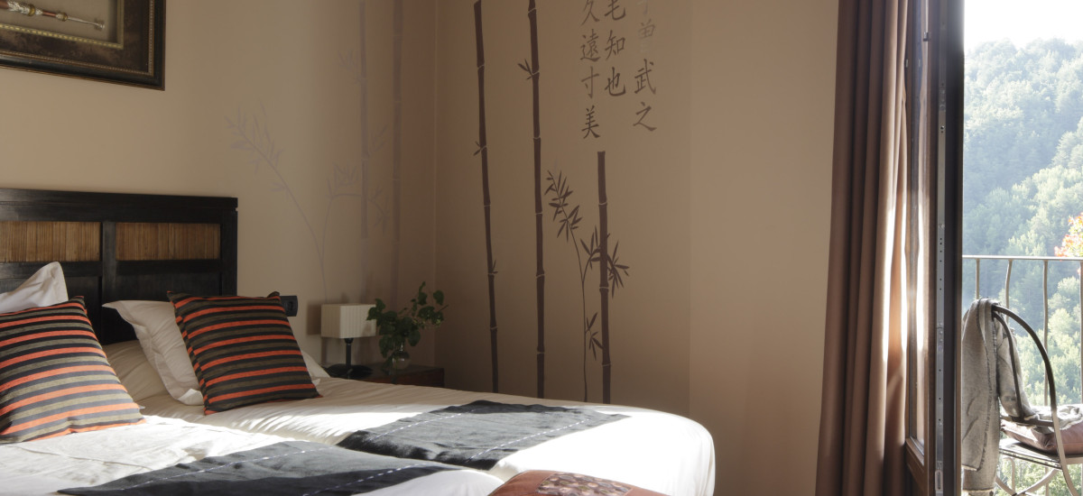 Rusticae Huesca charming Hotel El Acebo de Casa Muria bedroom