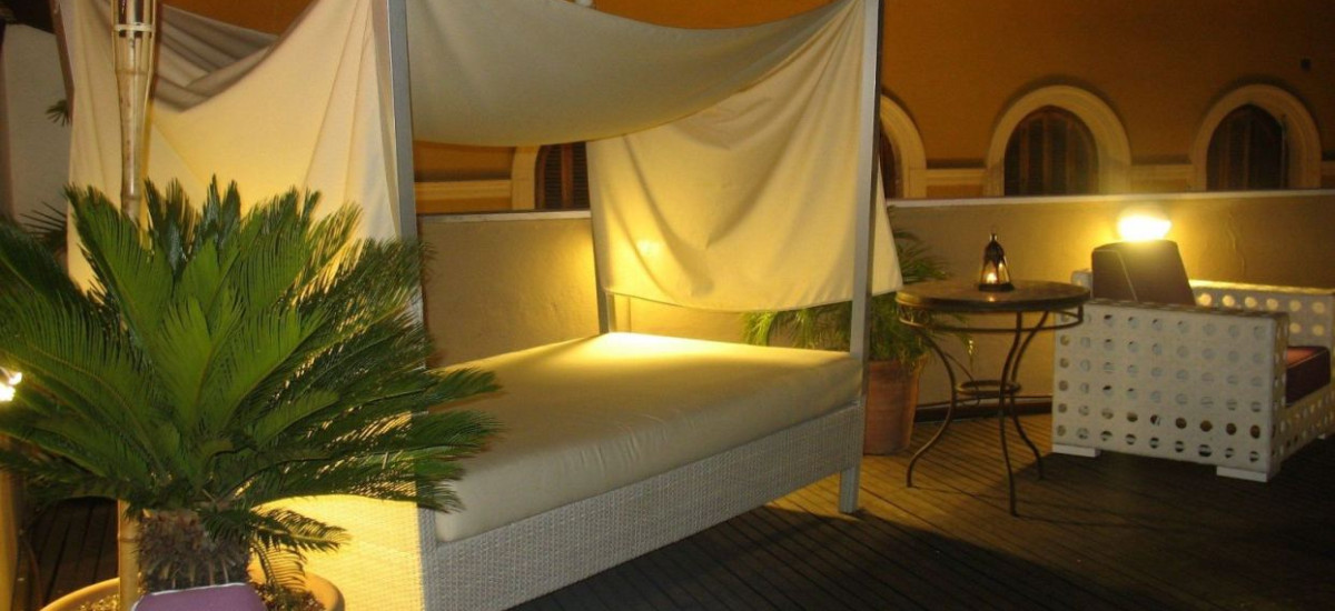 Rusticae Sevilla Hotel Alcoba del Rey romantic terrace