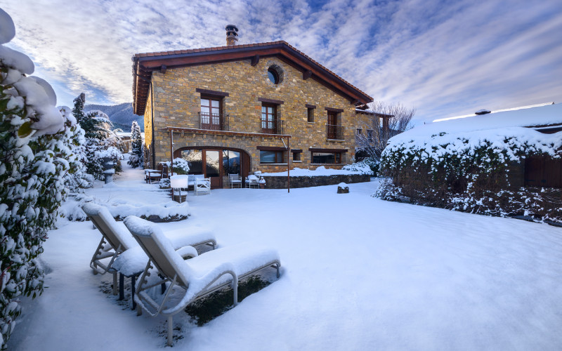 Hotel Barosse Huesca Jaca Jardin Nevado de Hotel Barosse