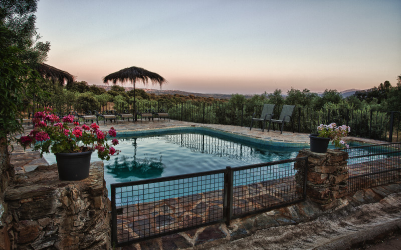 Finca la Ramallosa San Martin de Trevejo Caceres Piscina
