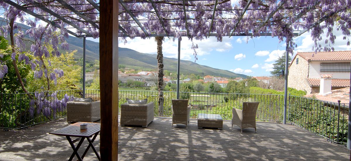 Rusticae Cáceres Hotel con encanto Terraza