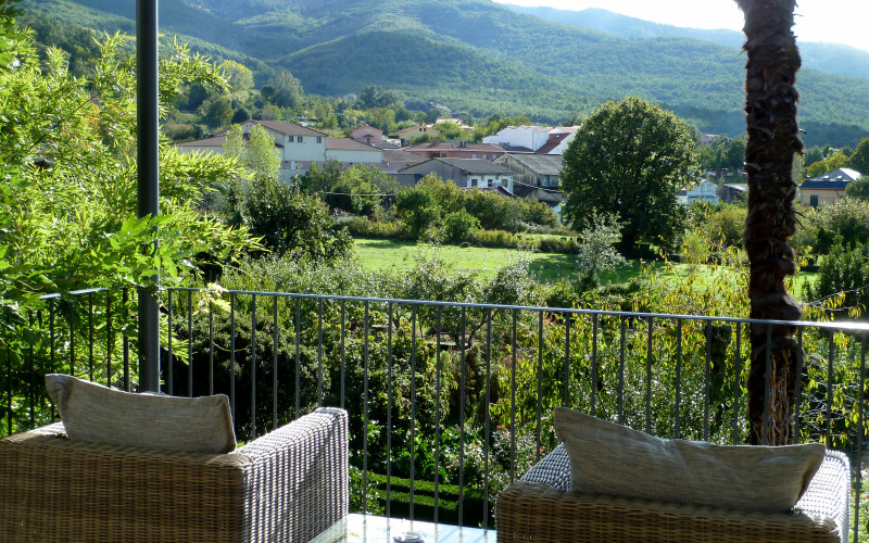 Casa Rural El Jardín del Convento caceres terraza jardin