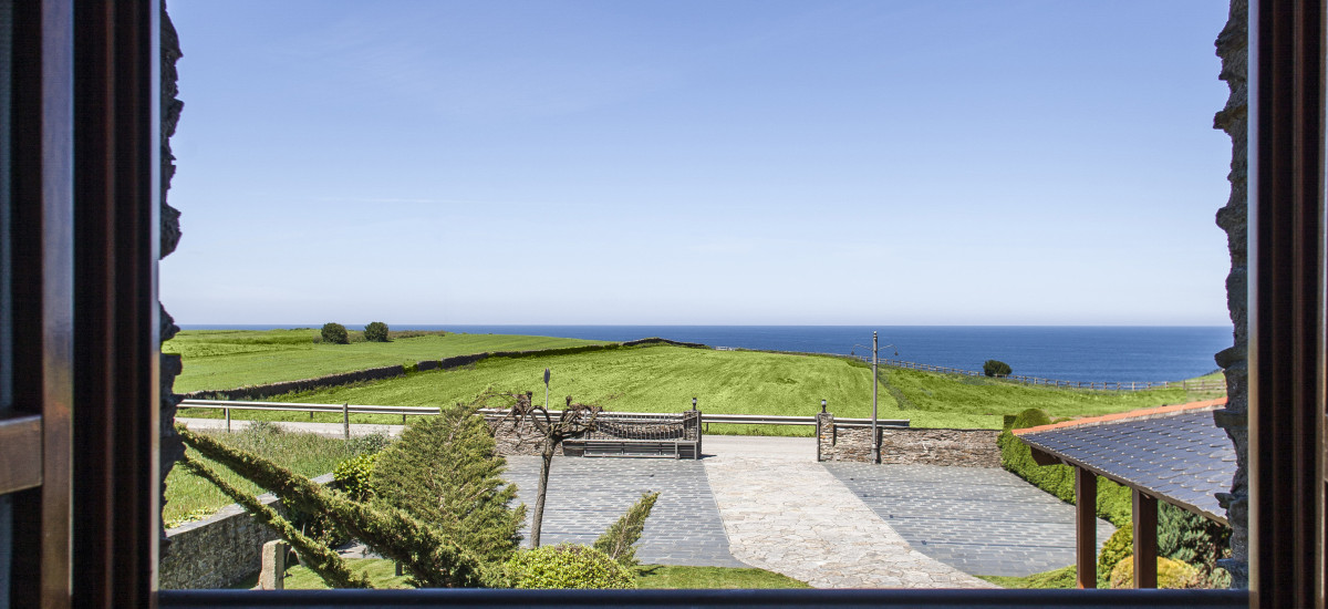 Rusticae Asturias beach Hotel Pleamar views