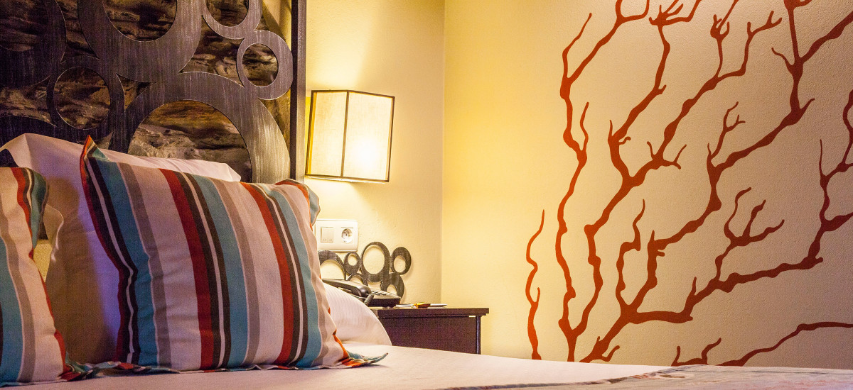 Rusticae Asturias beach Hotel Pleamar bedroom