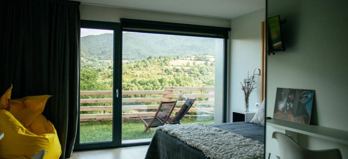 Rusticae Huesca Hotel con encanto Habitación