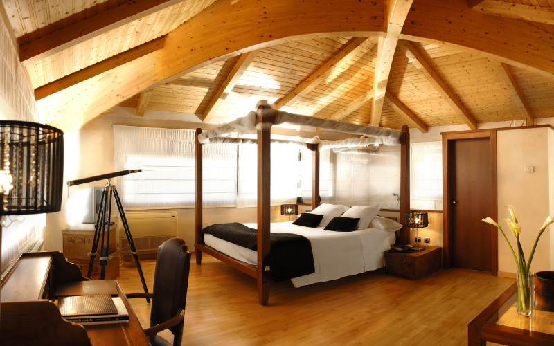 Hotel Urbisol en Calders habitación cama