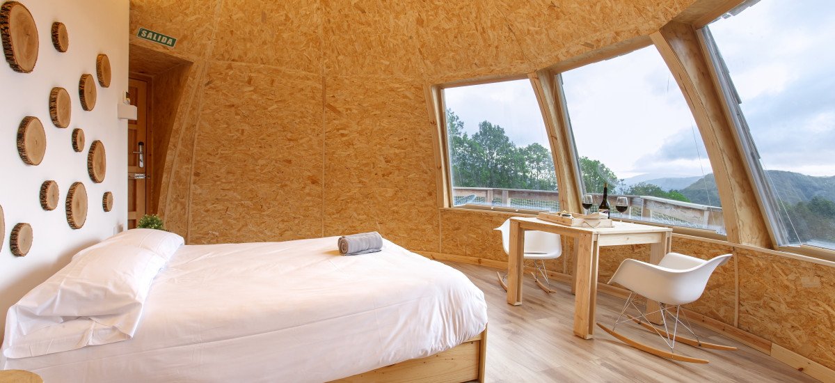 Glamping Irati Barnean Iglus cabañas Navarra Rurales