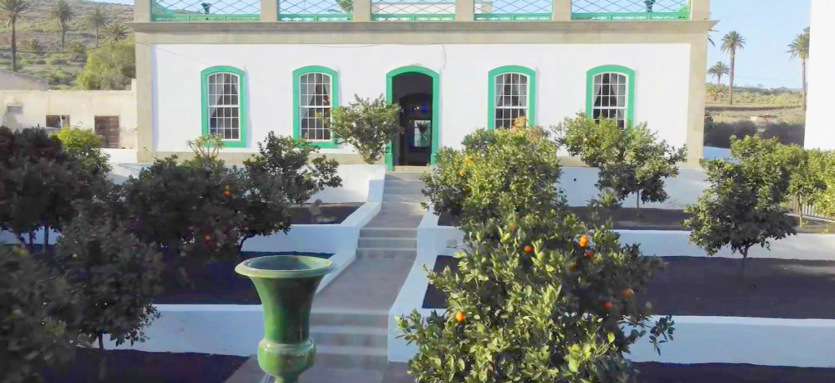 Hotel La Casa de los Naranjos en Haría Lanzarote. Jardin