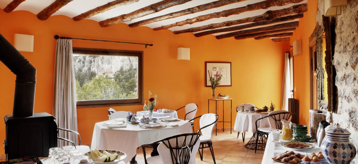 Rusticae Teruel Hotel Mas de la Serra con encanto comedor