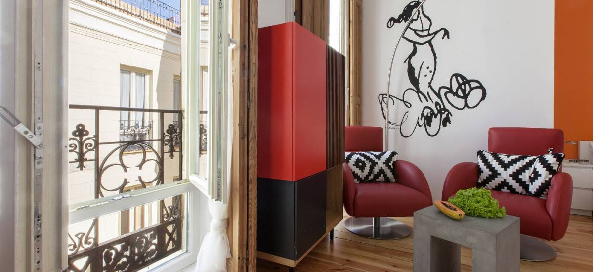 Rusticae Madrid Apartamentos Matute 11 con encanto Salon