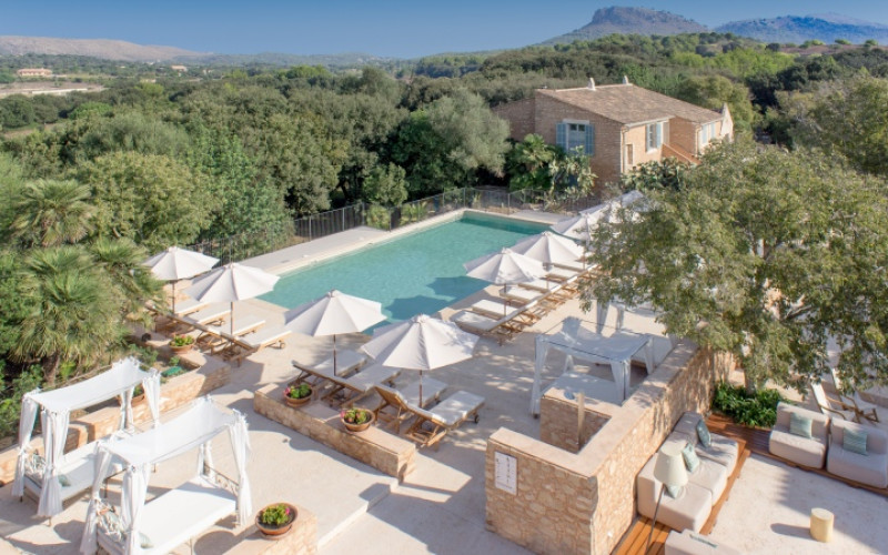 Hotel Rural Predi Son Jaumell Vista Aérea Piscina