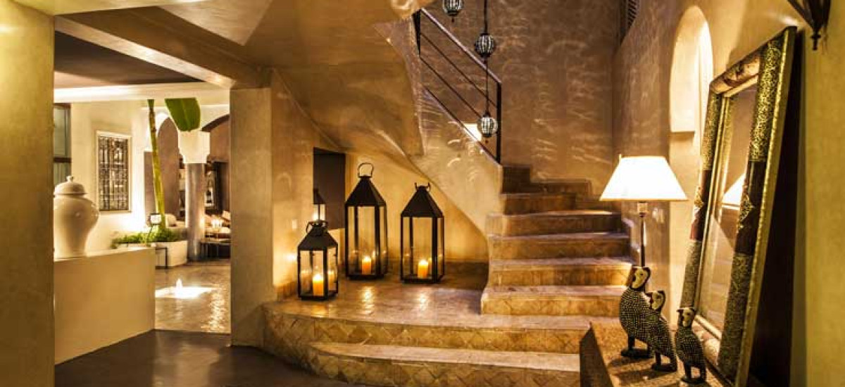 Rusticae Marruecos Hotel Riad Abracadabra zona común