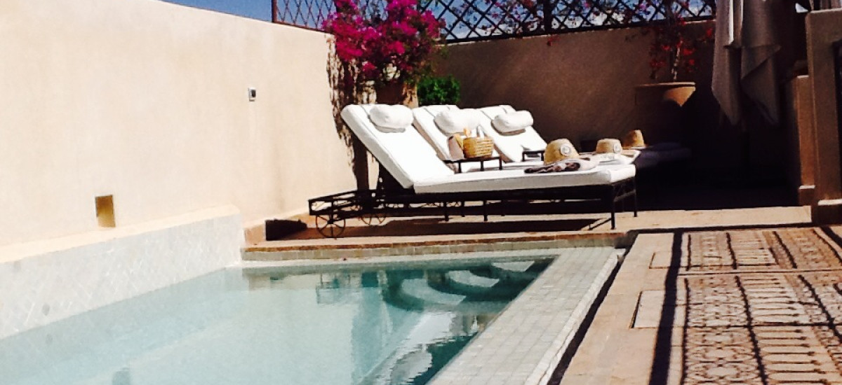 Rusticae Marruecos Hotel Riad Abracadabra piscina