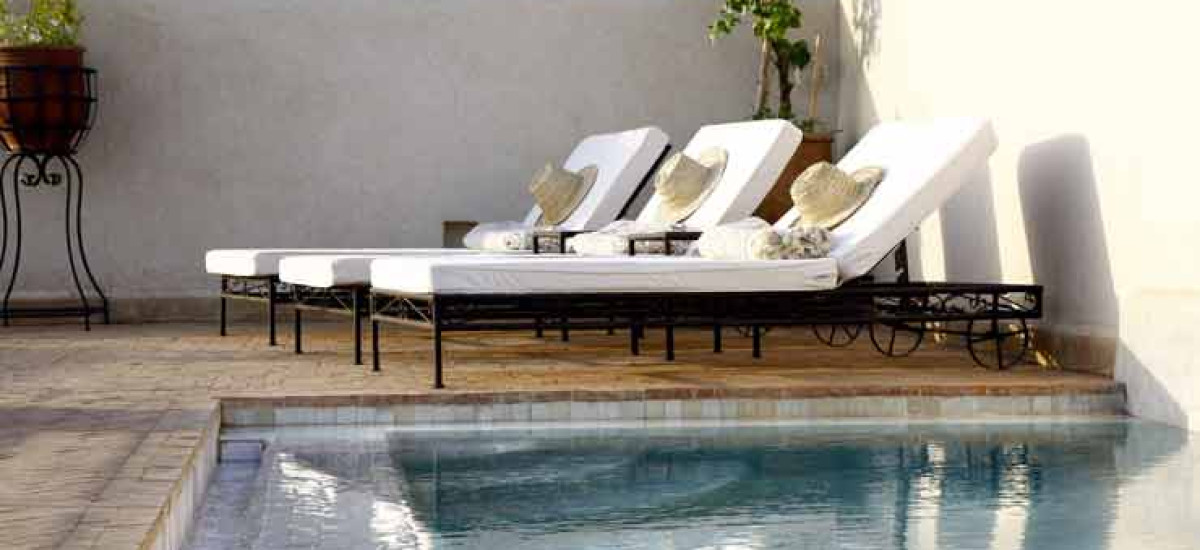 Rusticae Marruecos Hotel Riad Abracadabra charming swimming pool