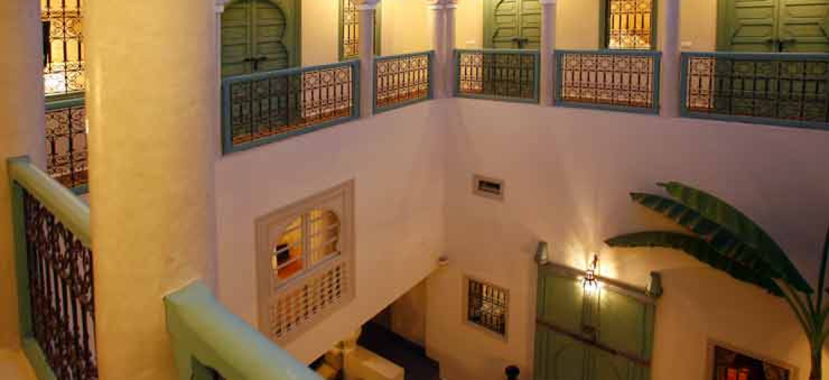 Rusticae Marruecos Hotel Riad Abracadabra zona común