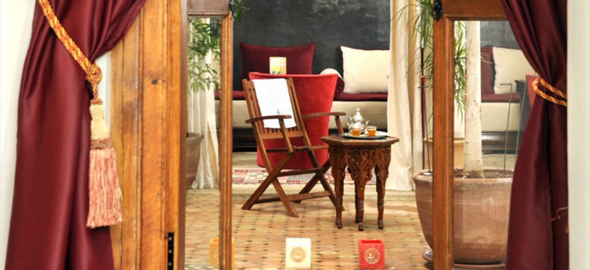 Rusticae Marruecos Hotel Riad Belle Epoque de lujo Zona común