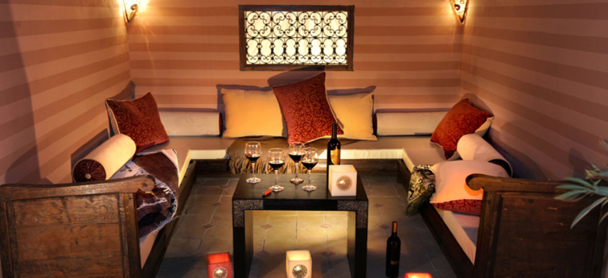 Rusticae Marruecos Hotel Riad Belle Epoque de lujo Zona común
