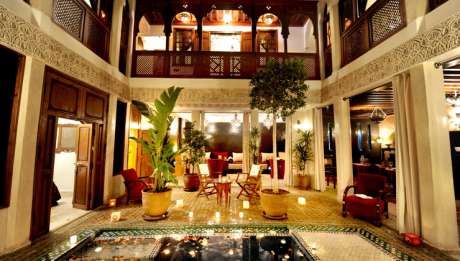 Rusticae Marruecos Hotel Riad Belle Epoque de lujo Hall
