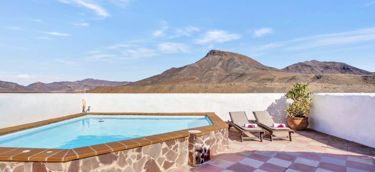 Rural House Verdeaurora Fuerteventura Pool Landscape