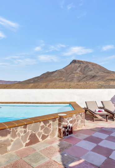 Landhaus Verdeaurora Fuerteventura Poollandschaft