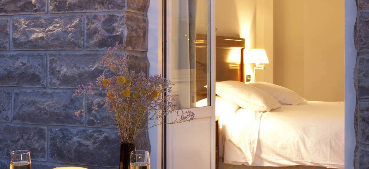 Rusticae Gipuzcoa Hotel con encanto Terraza Habitación