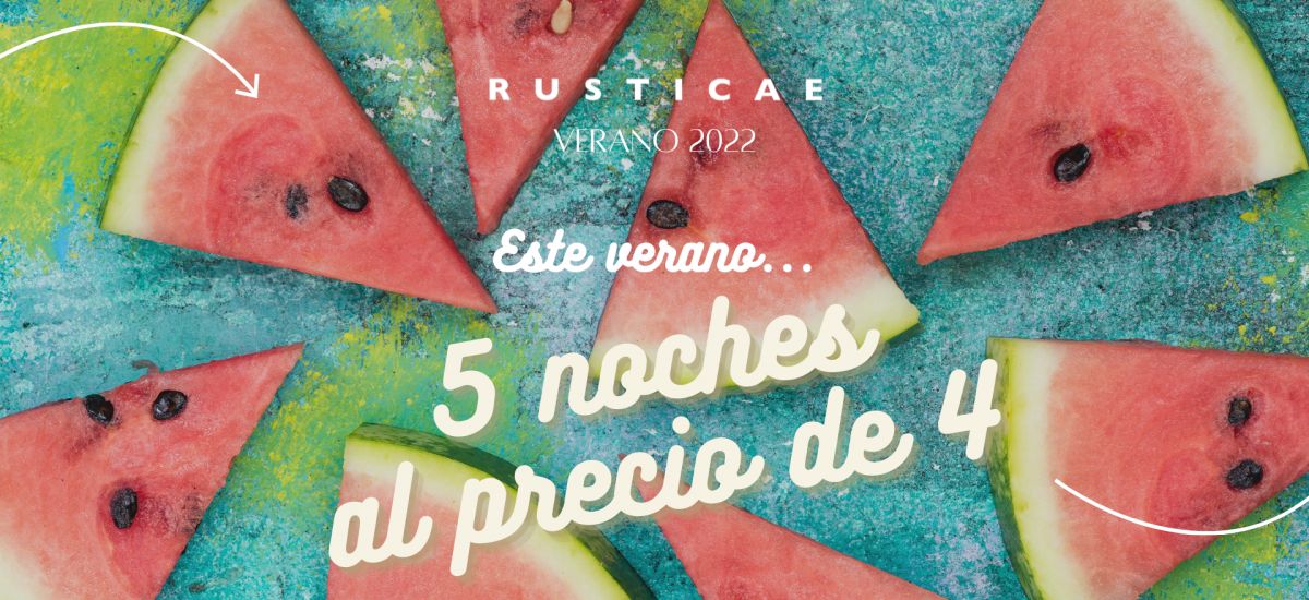 Disfruta de 5 noches al precio de 4 en Rusticae