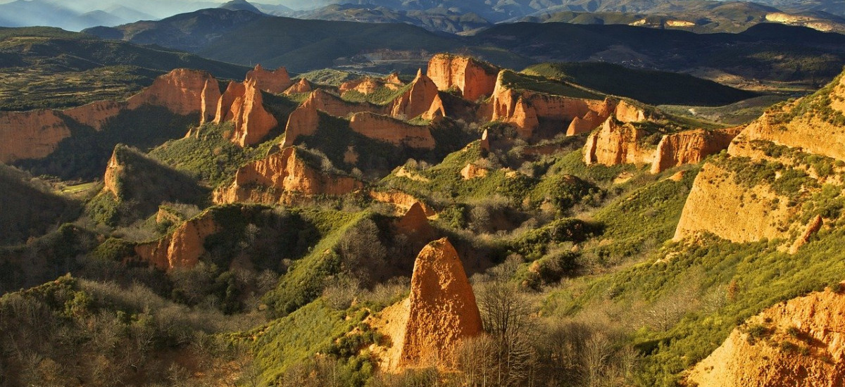 Las Médulas León Paisaje de Las Médulas El Bierzo León