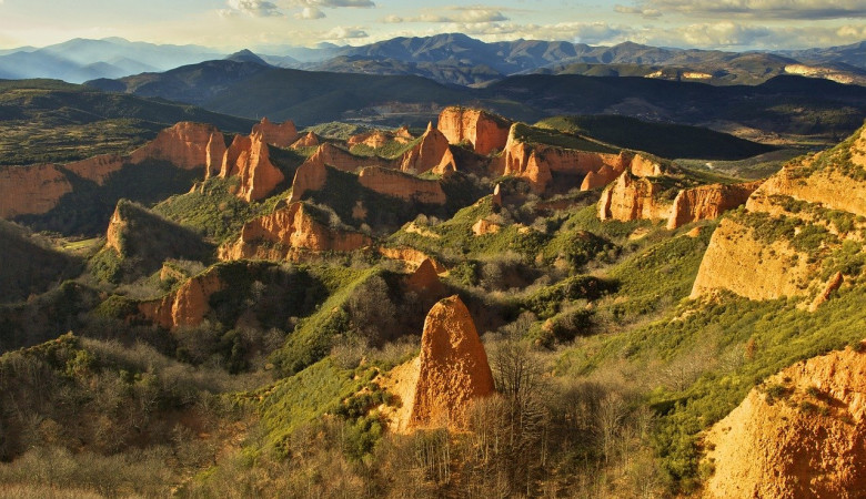 Las Médulas León Paisaje de Las Médulas El Bierzo León