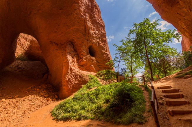 Las Médulas León Monumento Natural Orografía Paisaje