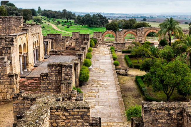 ¿Qué ver en Córdoba? Medina Azahara foto aérea que ver