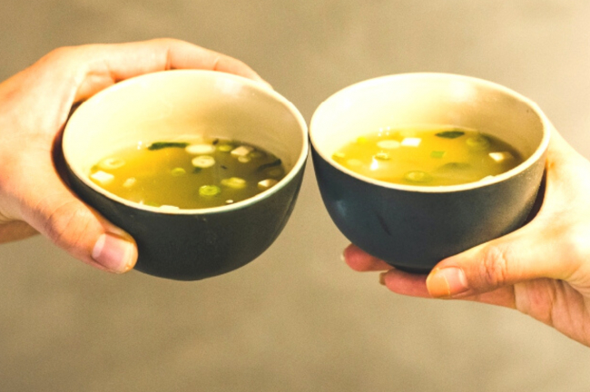 Sopa de miso de Masqi (Banyeres de Mariola, Alicante)