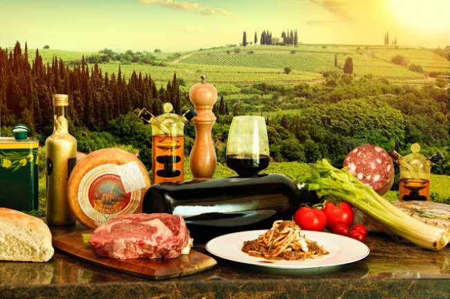 <strong>Gastronomía de La Toscana</strong>