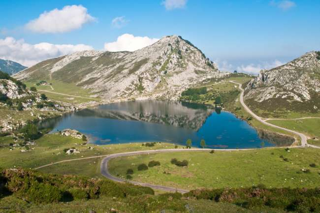 LAKES OF COVADONGA AND ITS NATURAL HERITAGE.