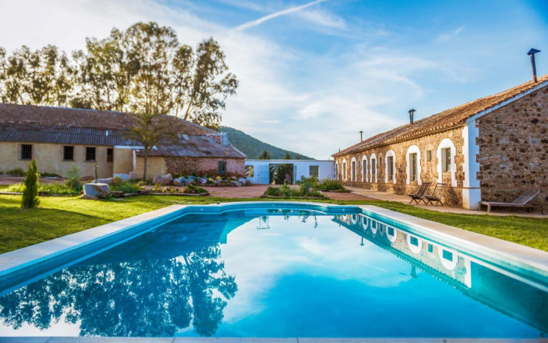 Turismo Rural en andalucia Hotel Aguas de Villaharta Piscina