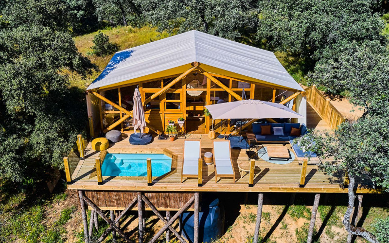 Glamping España Rusticae Camping de Lujo Glamorous Piscina